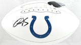 Edgerrin James Autographed Indianapolis Colts Logo Football - Beckett W Hologram