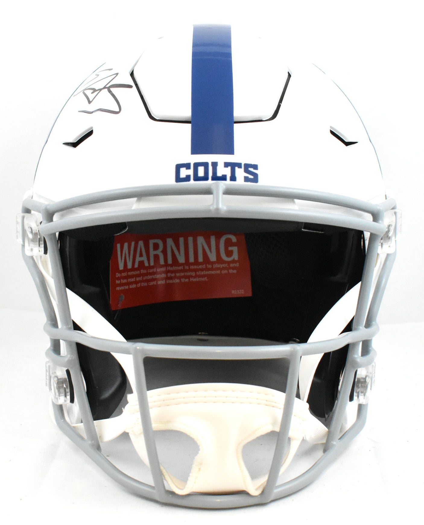 Edgerrin James Signed Indianapolis Colts F/S Speed Flex Helmet - Beckett W Holo