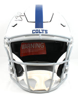 Edgerrin James Signed Indianapolis Colts F/S Speed Flex Helmet - Beckett W Holo