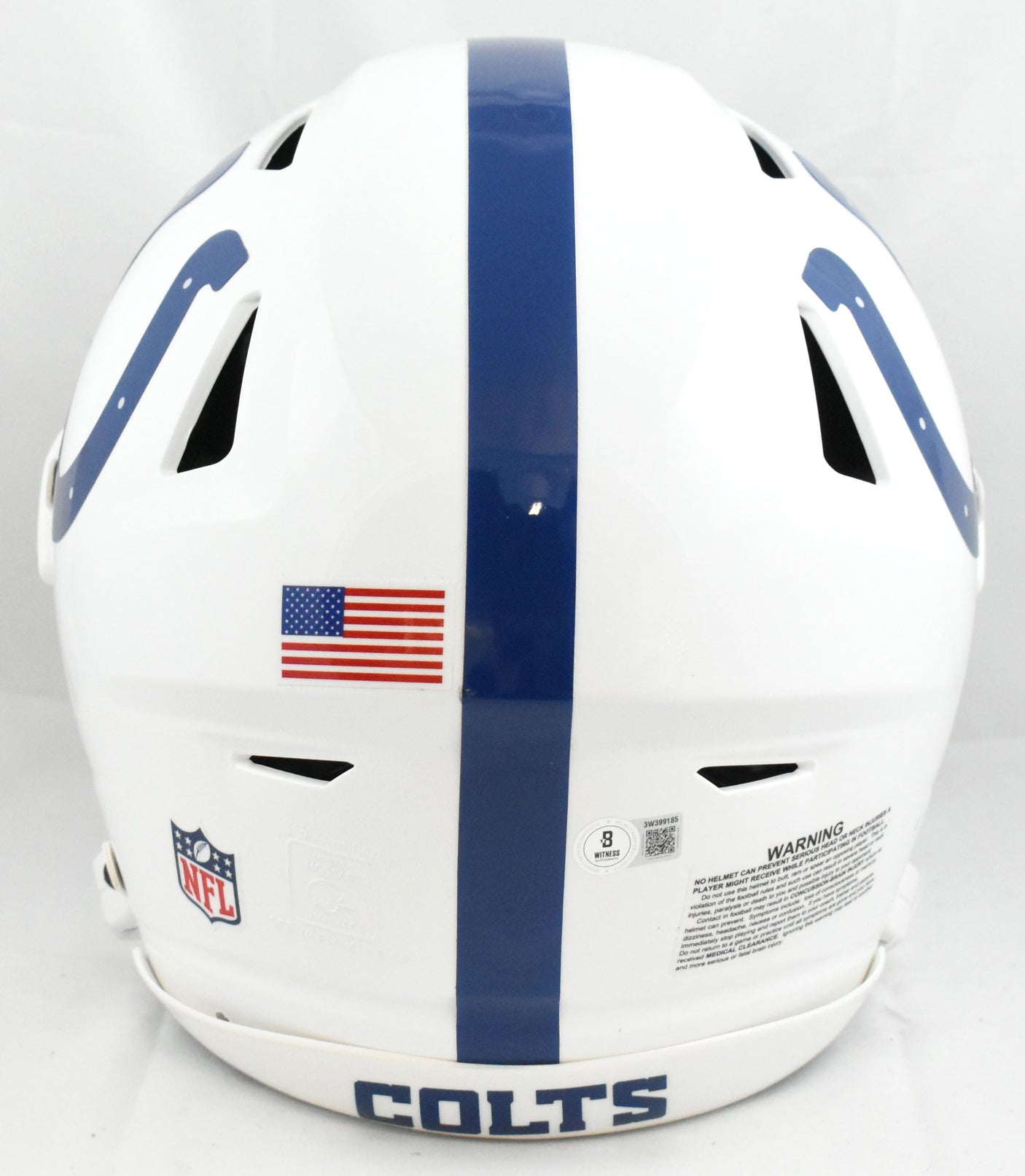 Edgerrin James Signed Indianapolis Colts F/S Speed Flex Helmet - Beckett W Holo