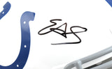 Edgerrin James Autographed Indianapolis Colts F/S Helmet - Beckett W Hologram