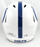 Edgerrin James Autographed Indianapolis Colts F/S Helmet - Beckett W Hologram