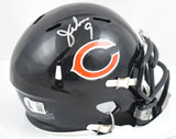 Jim McMahon Autographed Chicago Bears Speed Mini Helmet - Beckett W Hologram