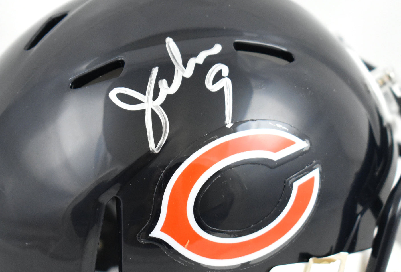 Jim McMahon Autographed Chicago Bears Speed Mini Helmet - Beckett W Hologram