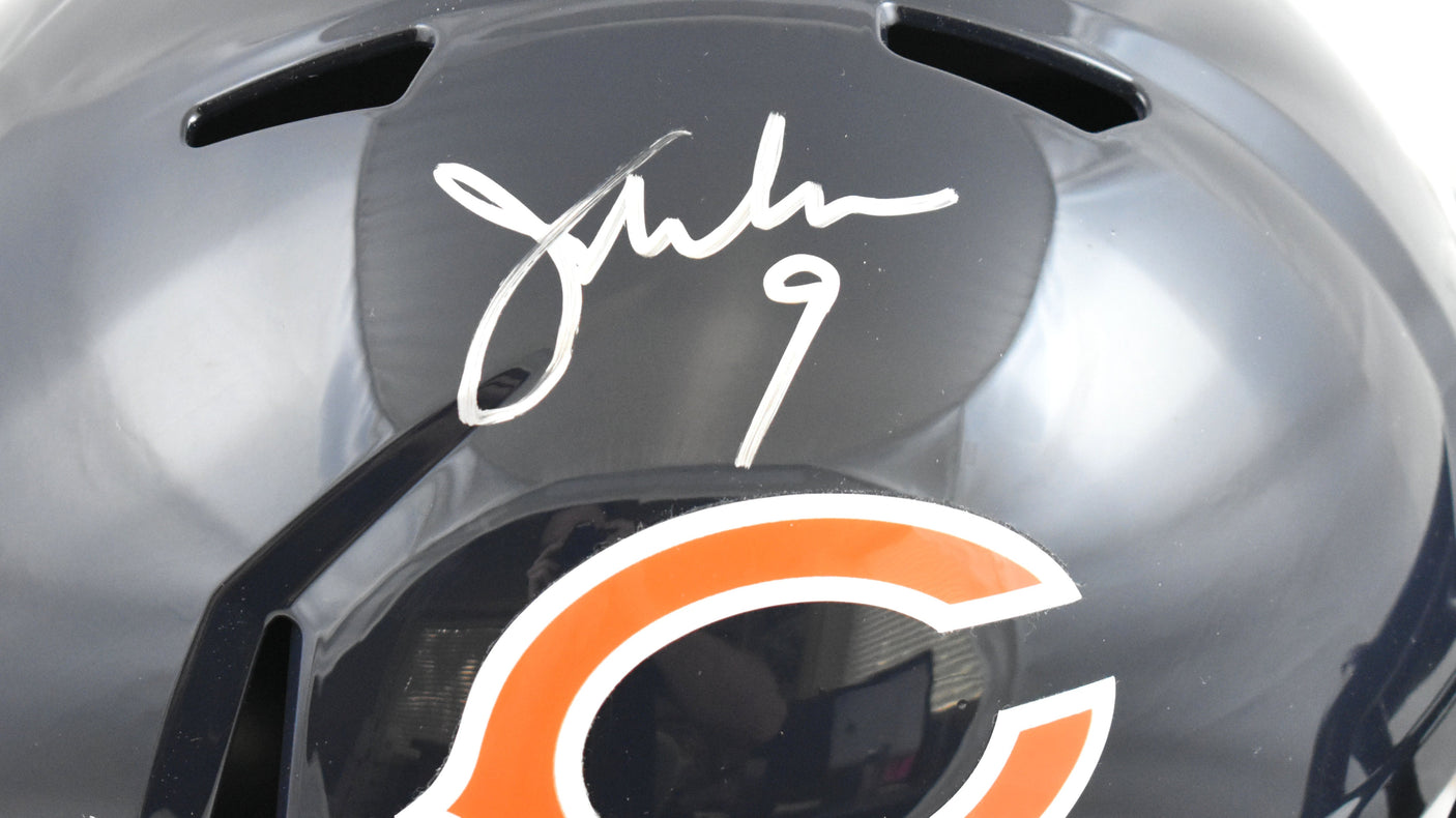 Jim McMahon Autographed Chicago Bears F/S Helmet - Beckett W Hologram *Silver