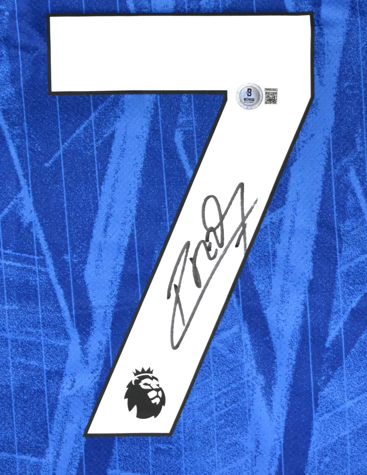 Pedro Neto Autographed Chelsea Home Soccer Jersey #7 - Beckett W Hologram *M