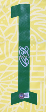 Raphinha Autographed Brazil Home Soccer Jersey #11 - Beckett Hologram *L