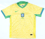 Raphinha Autographed Brazil Home Soccer Jersey #11 - Beckett Hologram *M