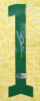 Gabriel Martinelli Autographed Brazil Home Soccer Jersey #11-Beckett Hologram *L