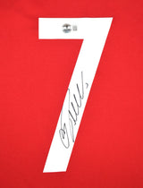 Cristiano Ronaldo Autographed Portugal Home Soccer Jersey #7 - Beckett Holo *M