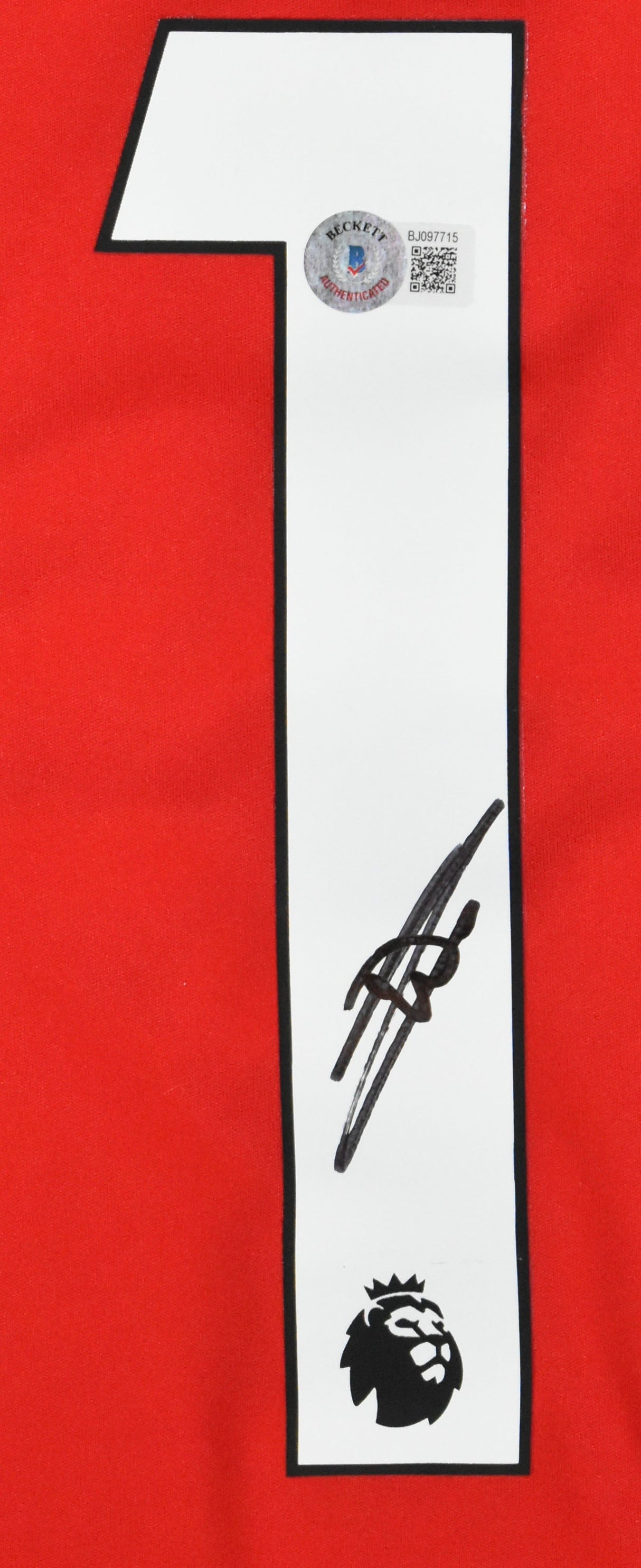 William Saliba Autographed Arsenal Home Soccer Jersey #12 - Beckett Hologram *M