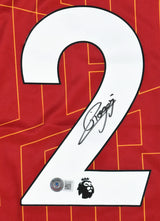Diogo Jota Autographed Liverpool Home Soccer Jersey #20 - Beckett Hologram *M