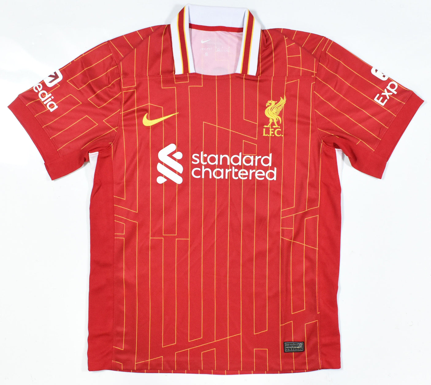 Diogo Jota Autographed Liverpool Home Soccer Jersey #20 - Beckett Hologram *M