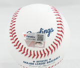 Carlton Fisk Autographed Rawlings OML Baseball - Fanatics *Blue