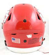 Xavier Worthy Autographed Kansas City Chiefs F/S Speed Flex Helmet - Fanatics