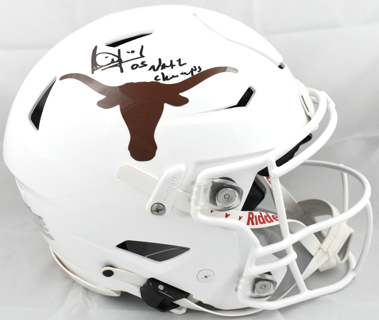 Vince Young Signed UT Longhorns F/S SpeedFlex Helmet 05 Natl Champs- Beckett W