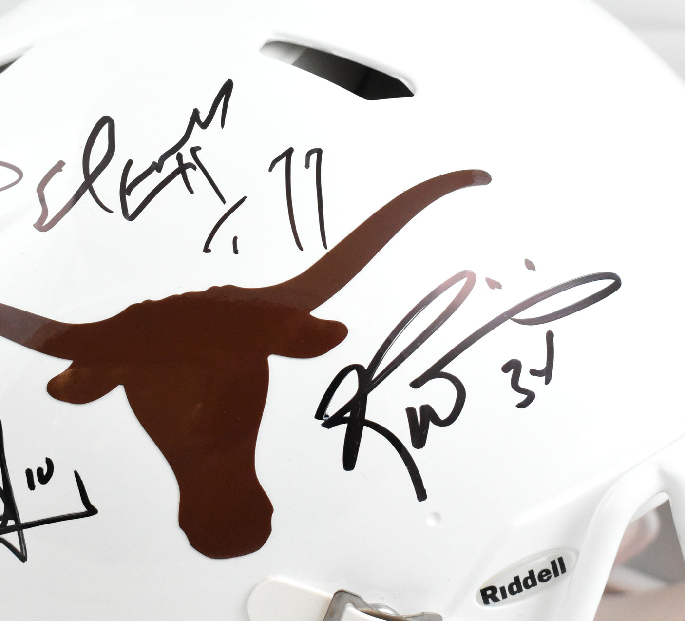 Texas Longhorns Quad Legends F/S Speed Authentic Helmet - Beckett W Hologram