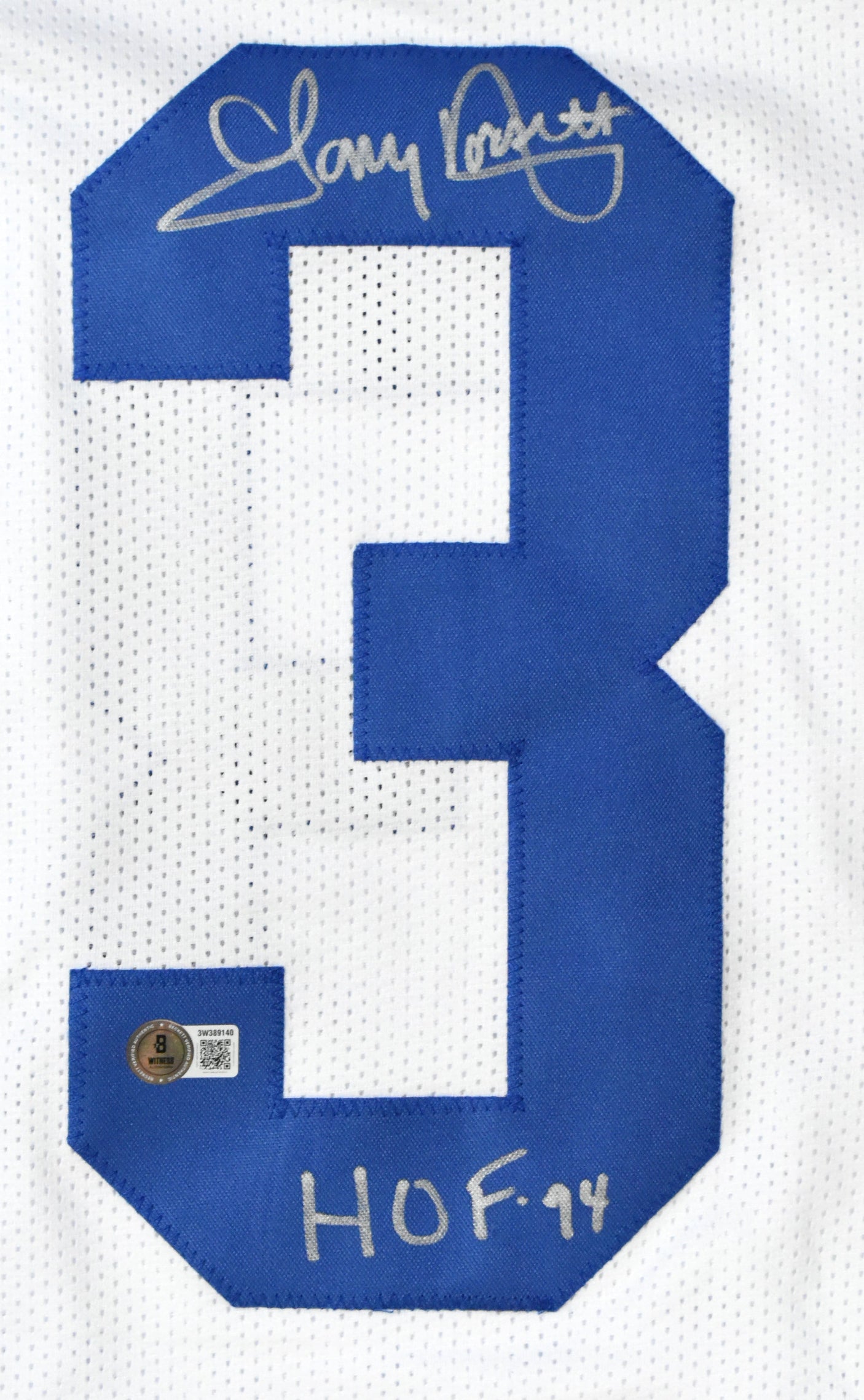 Tony Dorsett Autographed White Pro Style Jersey HOF - Beckett W Hologram *Silver