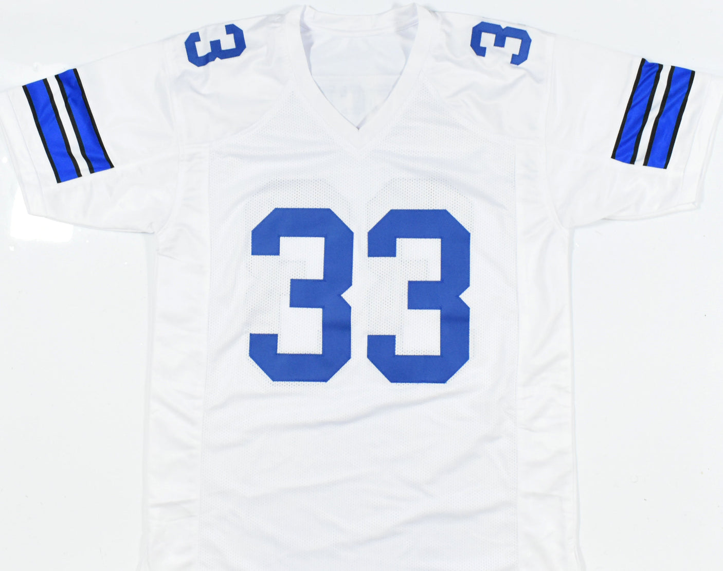 Tony Dorsett Autographed White Pro Style Jersey HOF - Beckett W Hologram *Silver