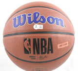 Vlade Divac Autographed NBA Wilson Lakers Logo Basketball - Beckett W Hologram