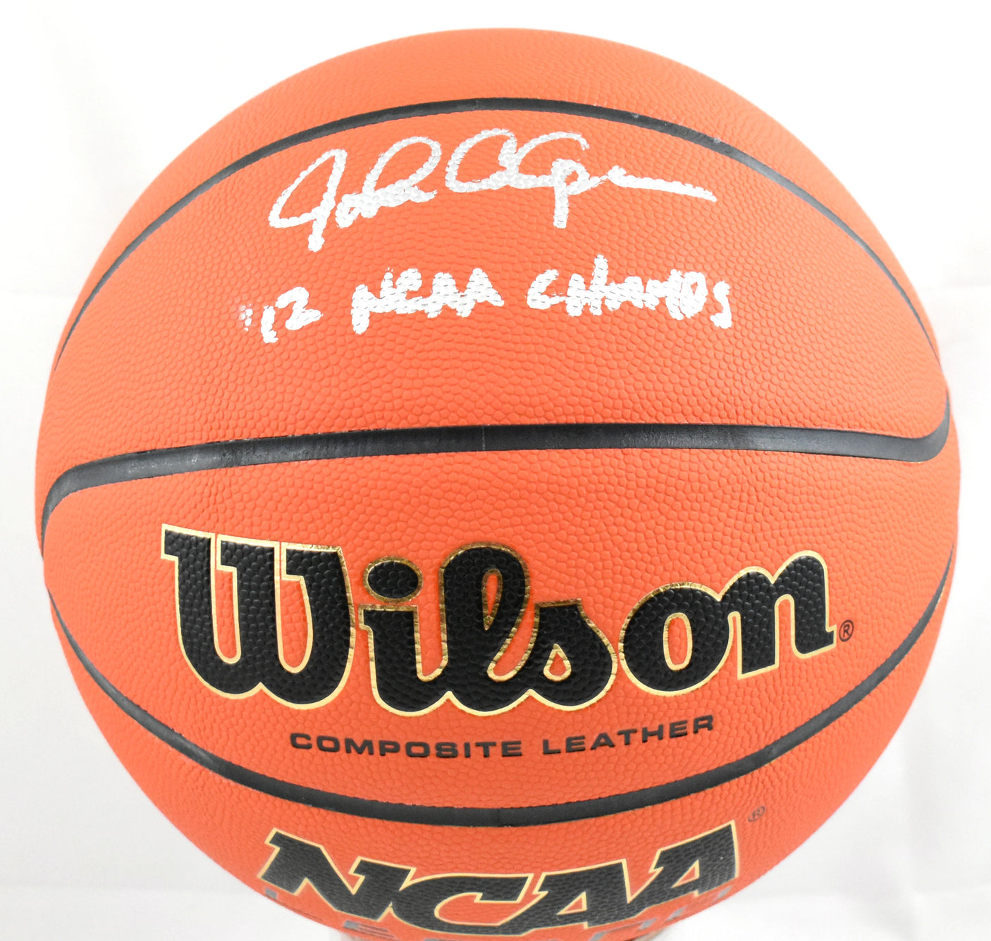 John Calipari Autographed NCAA Wilson Basketball '12 NCAA Champs -Beckett W Holo