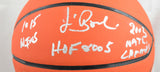 Jim Boeheim Autographed NCAA Wilson Basketball 3 Stats - Beckett W Hologram