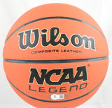 Jim Calhoun Autographed NCAA Wilson Basketball 3x NCAA Champs - Beckett W Holo
