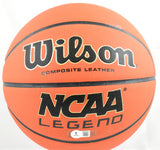 Jim Calhoun Jim Boeheim Autographed NCAA Wilson Basketball - Beckett W Hologram