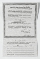 Jimmy Johnson Signed Cowboys Replica Gold Super Bowl XXVIII Ticket- Beckett Holo