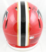 Deion Sanders Signed Falcons 66-69 F/S Speed Authentic Helmet - Beckett W Holo
