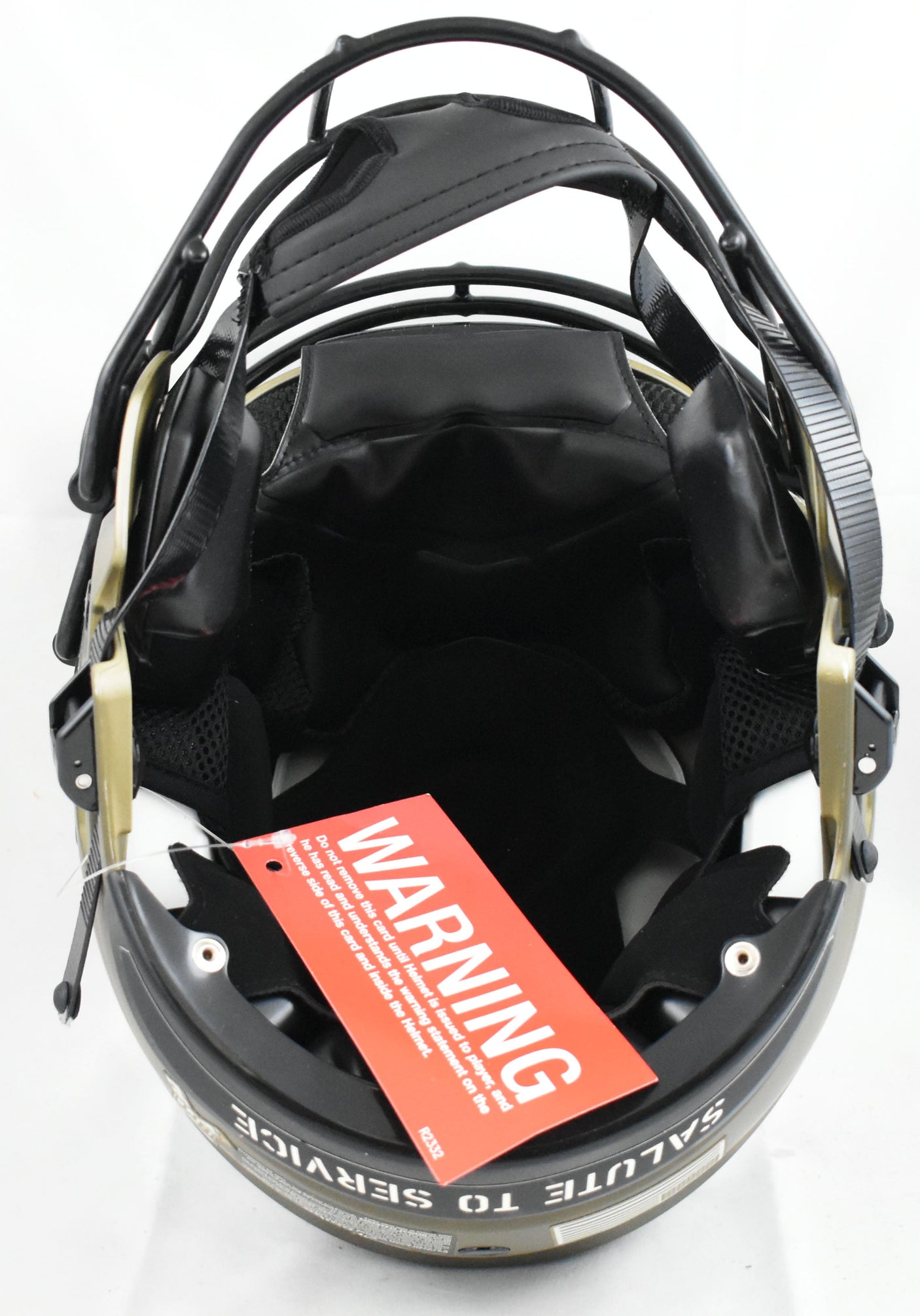 Kyle Hamilton Autographed Ravens F/S Salute Speed Flex Helmet - Beckett W Holo