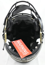 Kyle Hamilton Autographed Ravens F/S Salute Speed Flex Helmet - Beckett W Holo