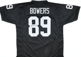 Brock Bowers Autographed Black Pro Style Jersey - Beckett W Hologram *Black