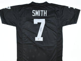 Geno Smith Autographed Black Pro Style Jersey - Beckett W Hologram *Black
