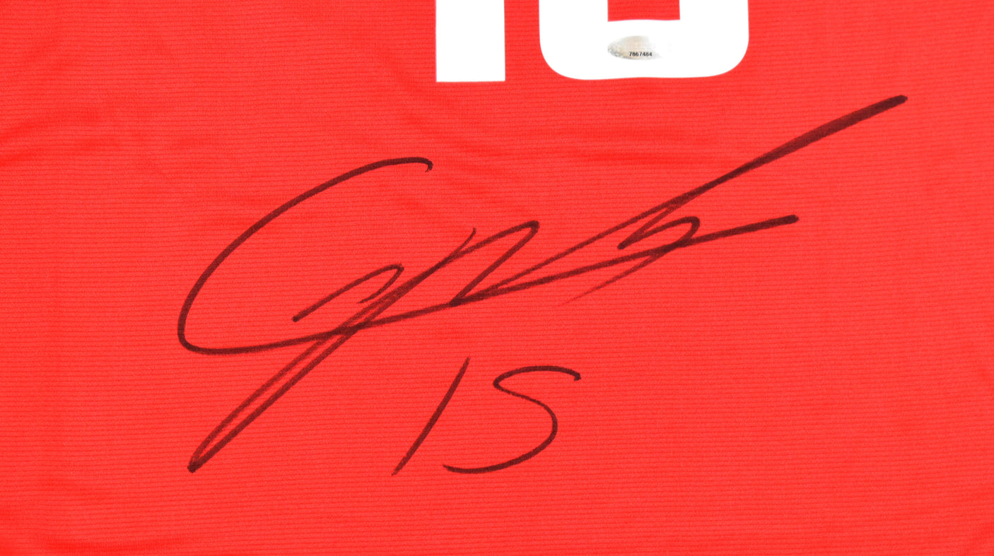 Clint Capela Autographed Houston Rockets Nike Fast Break Jersey - Tristar *Black