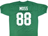 Randy Moss Autographed Green College Style Jersey - PSA *Black
