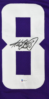 Adrian Peterson Autographed Purple Pro Style Jersey - Beckett W *Black