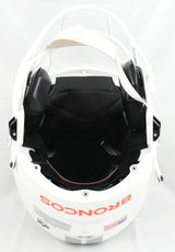 Troy Franklin Signed Denver Broncos F/S ALT 24 Speed Flex Helmet- Beckett W Holo