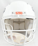 Troy Franklin Signed Broncos F/S Alt 24 Speed Authentic Helmet - Beckett W Holo