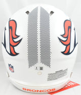 Troy Franklin Signed Broncos F/S Alt 24 Speed Authentic Helmet - Beckett W Holo