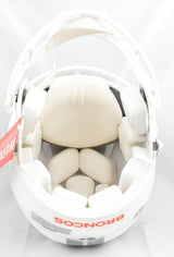 Troy Franklin Signed Broncos F/S Alt 24 Speed Authentic Helmet - Beckett W Holo