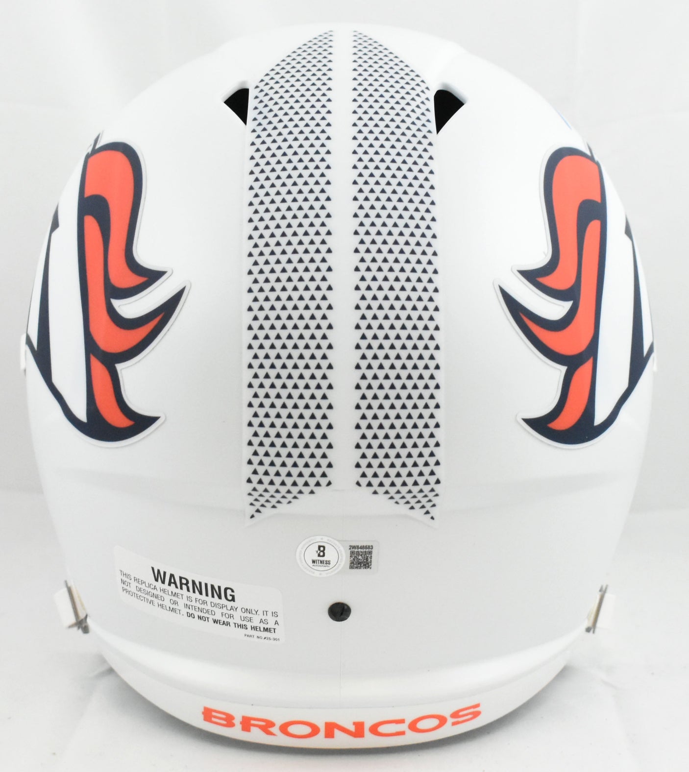 Troy Franklin Autographed Denver Broncos F/S ALT 2024 Helmet - Beckett W Holo