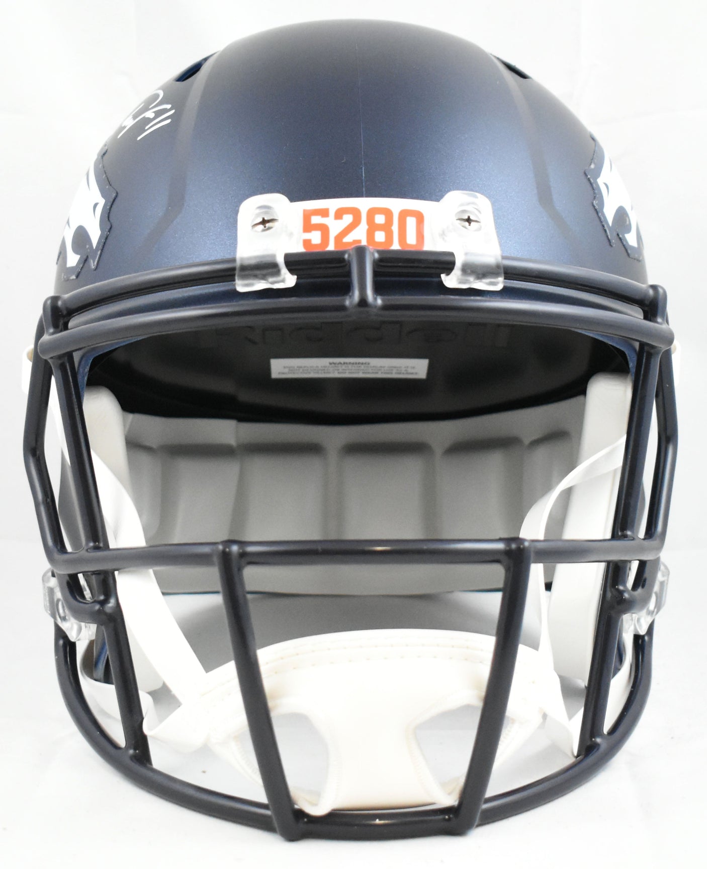 Troy Franklin Autographed Denver Broncos F/S Helmet - Beckett W Hologram *White