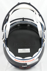 Troy Franklin Autographed Denver Broncos F/S Helmet - Beckett W Hologram *White