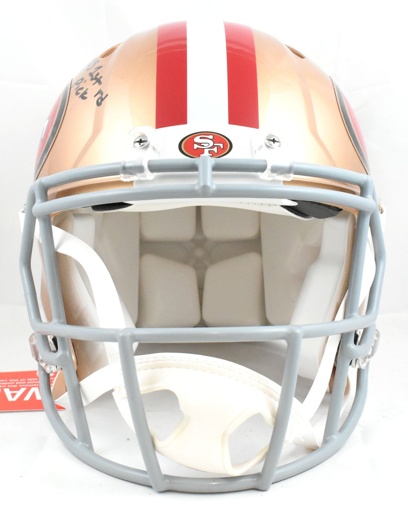 Mykel Williams Autographed 49ers F/S Speed Authentic Helmet w/1st-Beckett W Holo