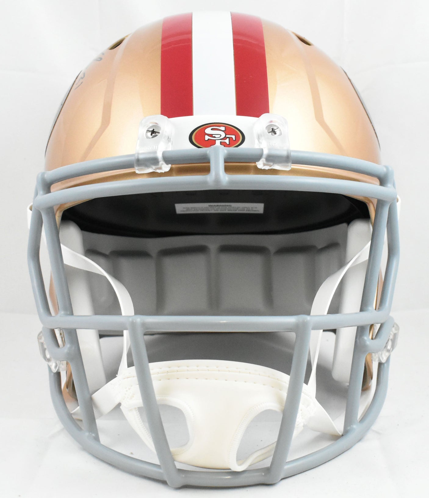 Isaac Guerendo Autographed San Francisco 49ers F/S Speed Helmet - Beckett W Holo