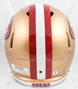 Isaac Guerendo Autographed San Francisco 49ers F/S Speed Helmet - Beckett W Holo