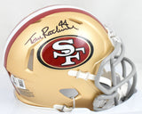 Tom Rathman Signed San Francisco 49ers Speed Mini Helmet - Beckett W Hologram