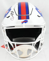 Keon Coleman Autographed Buffalo Bills F/S SpeedFlex Helmet - Beckett W Holo