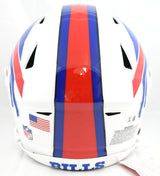 Keon Coleman Autographed Buffalo Bills F/S Speed Flex Helmet - Beckett W Holo